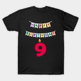 9 nine birthday T-Shirt